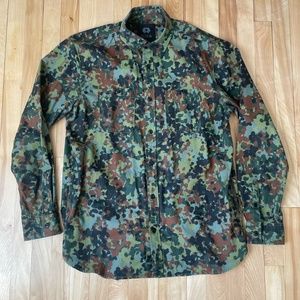 Flecktarn Camoflage ripstop cotton shirt jacket